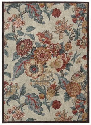 Nourison Artisanal Delight WAD20 Graceful Garden Poppy Area Rug by Waverly main image