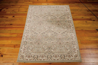 Nourison Walden WAL03 Light Green Area Rug Room Image Feature