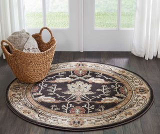 Nourison Walden WAL04 Bistre Area Rug Room Image