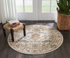 Nourison Walden WAL04 Ivory Area Rug Room Image Feature