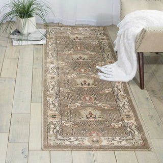 Nourison Walden WAL04 Grey Area Rug Room Image Feature