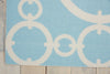 Nourison Sun and Shade SND02 Connected Aquamarine Area Rug by Waverly Corner Image