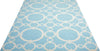 Nourison Sun and Shade SND02 Connected Aquamarine Area Rug by Waverly Main Image