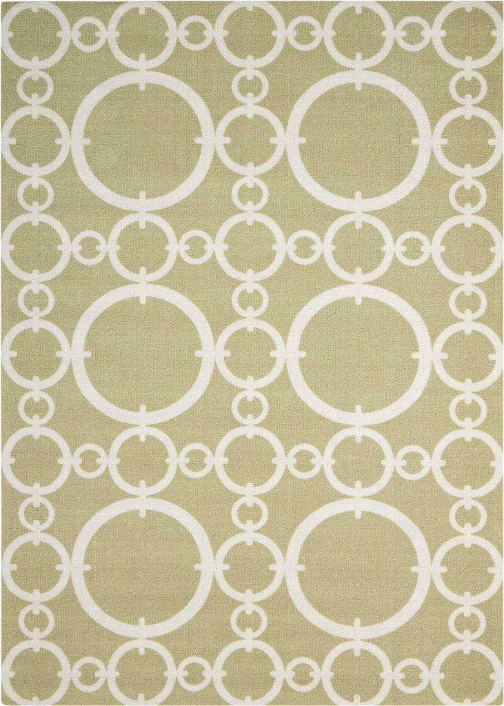 Nourison Sun and Shade SND02 Connected Citrine Area Rug by Waverly