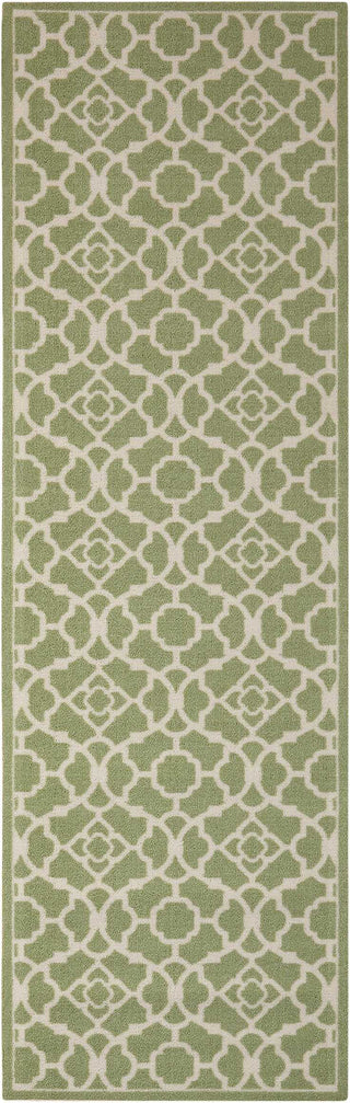 Nourison Wav01/Sun and Shade SND04 Apple Area Rug by Waverly