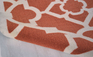 Nourison Sun and Shade SND04 Lovely Lattice Sienna Area Rug by Waverly Detail Image