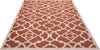 Nourison Sun and Shade SND04 Lovely Lattice Sienna Area Rug by Waverly Main Image Feature