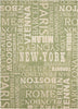 Nourison Sun and Shade SND10 Pattern Destinations Wasabi Area Rug by Waverly 5'3'' X 7'5''