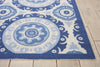 Nourison Sun and Shade SND16 Solar Flair Navy Area Rug by Waverly Detail Image