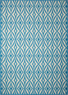 Nourison Sun and Shade SND19 Centro Azure Area Rug by Waverly 7'9'' X 10'10''