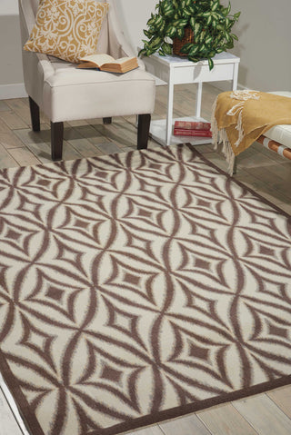 Nourison Sun and Shade SND19 Centro Flint Area Rug by Waverly Room Image