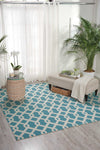 Nourison Sun and Shade SND20 Ellis Poolside Area Rug by Waverly Room Image