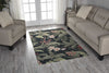 Nourison Wav01/Sun and Shade SND24 Black Area Rug by Waverly Room Image Feature