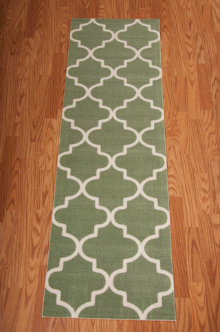 Nourison Wav01/Sun and Shade SND25 Moss Area Rug by Waverly  Feature