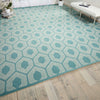 Nourison Wav01/Sun and Shade SND26 Surf Area Rug by Waverly Room Image Feature