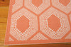 Nourison Wav01/Sun and Shade SND26 Tangerine Area Rug by Waverly Corner Image