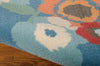 Nourison Sun and Shade SND27 Pic-A Poppy Blue Bell Area Rug by Waverly Detail Image