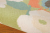 Nourison Sun and Shade SND27 Pic-A Poppy Seaglass Area Rug by Waverly Detail Image