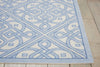 Nourison Sun and Shade SND31 Lace It Up Aquarium Area Rug by Waverly Detail Image