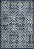 Nourison Sun and Shade SND31 Lace It Up Navy Area Rug by Waverly Main Image