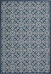 Nourison Sun and Shade SND31 Lace It Up Navy Area Rug by Waverly 7'9'' X 10'10''