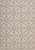 Nourison Sun and Shade SND31 Lace It Up Stone Area Rug by Waverly Main Image