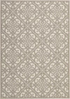 Nourison Sun and Shade SND31 Lace It Up Stone Area Rug by Waverly 5'3'' X 7'5''