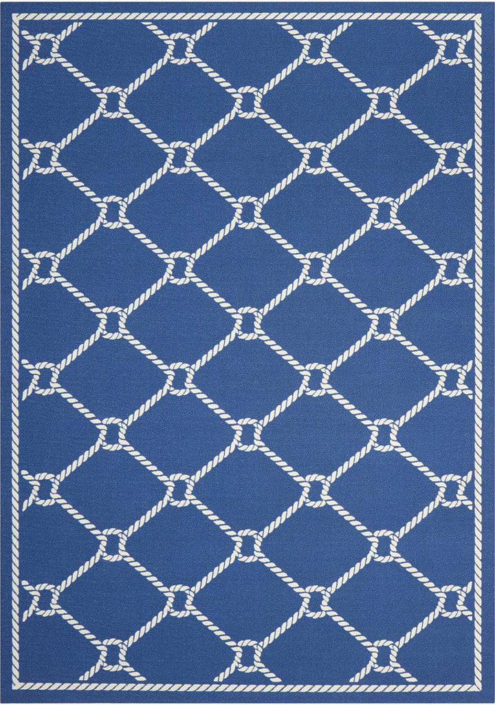 Nourison Wav01/Sun and Shade SND41 Navy Area Rug by Waverly