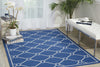 Nourison Wav01/Sun and Shade SND41 Navy Area Rug by Waverly