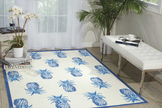 Nourison Wav01/Sun and Shade SND49 Ivory Area Rug by Waverly Room Image