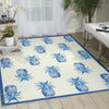 Nourison Wav01/Sun and Shade SND49 Ivory Area Rug by Waverly Room Image Feature