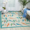 Nourison Wav01/Sun and Shade SND52 Multicolor Area Rug by Waverly Room Image