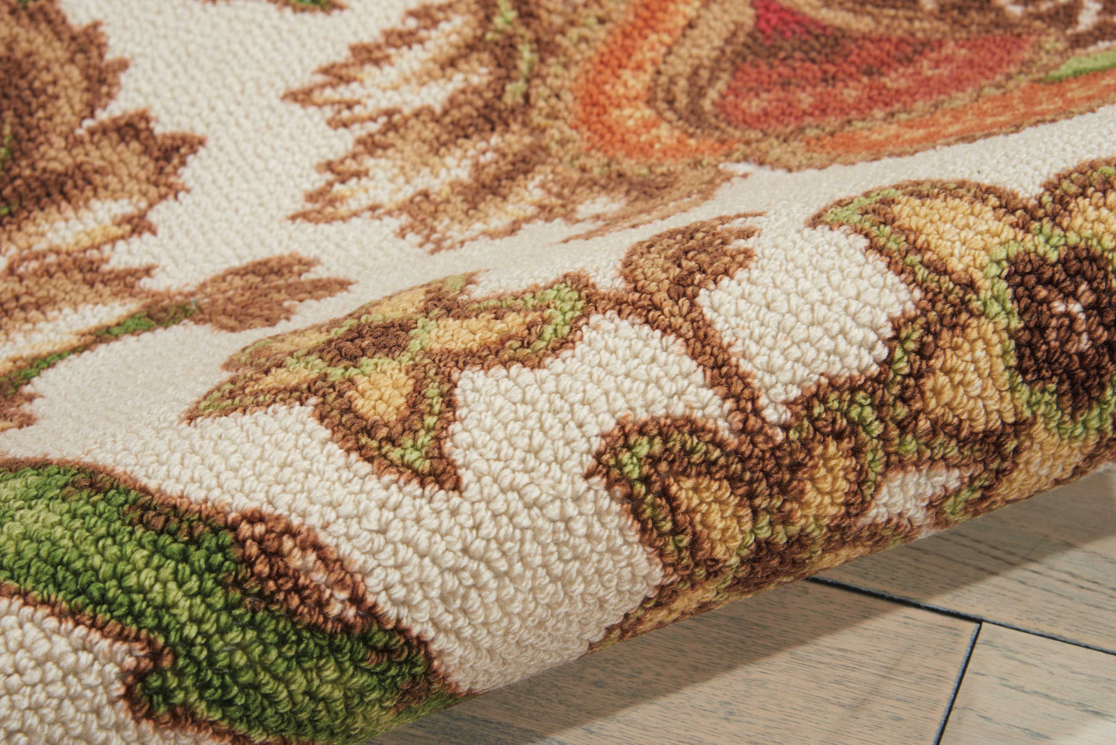 Nourison Global Awakening WGA01 Imperial Dress Pear Area Rug by Waverly ...