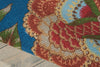 Nourison Global Awakening WGA01 Imperial Dress Sapphire Area Rug by Waverly Detail Image