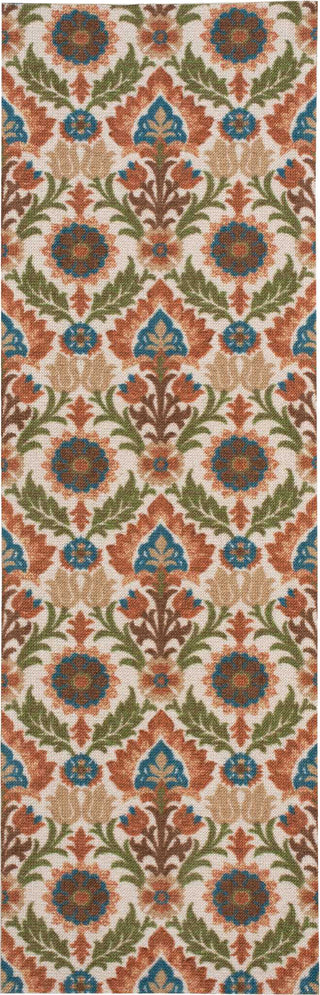 Nourison Global Awakening WGA03 Santa Maria Pear Area Rug by Waverly Runner Image