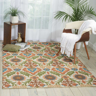 Nourison Global Awakening WGA03 Santa Maria Pear Area Rug by Waverly Room Image Feature