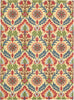 Nourison Global Awakening WGA03 Santa Maria Spice Area Rug by Waverly