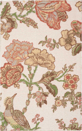 Nourison Global Awakening WGA05 Casablanca Rose Pear Area Rug by Waverly