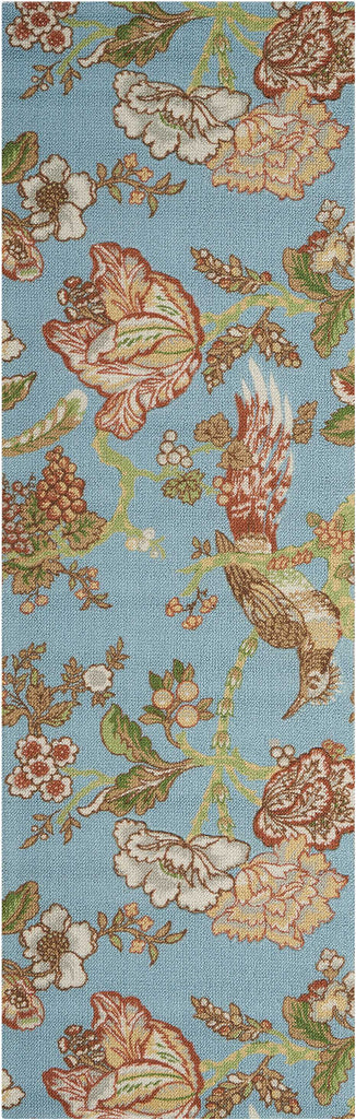 Nourison Global Awakening WGA05 Casablanca Rose Ceramic Area Rug by Waverly