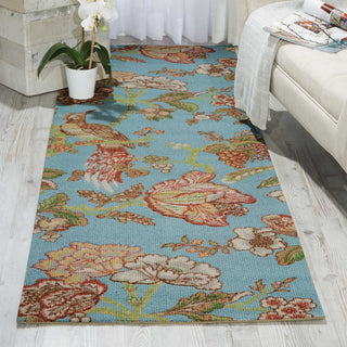 Nourison Global Awakening WGA05 Casablanca Rose Ceramic Area Rug by Waverly Room Image