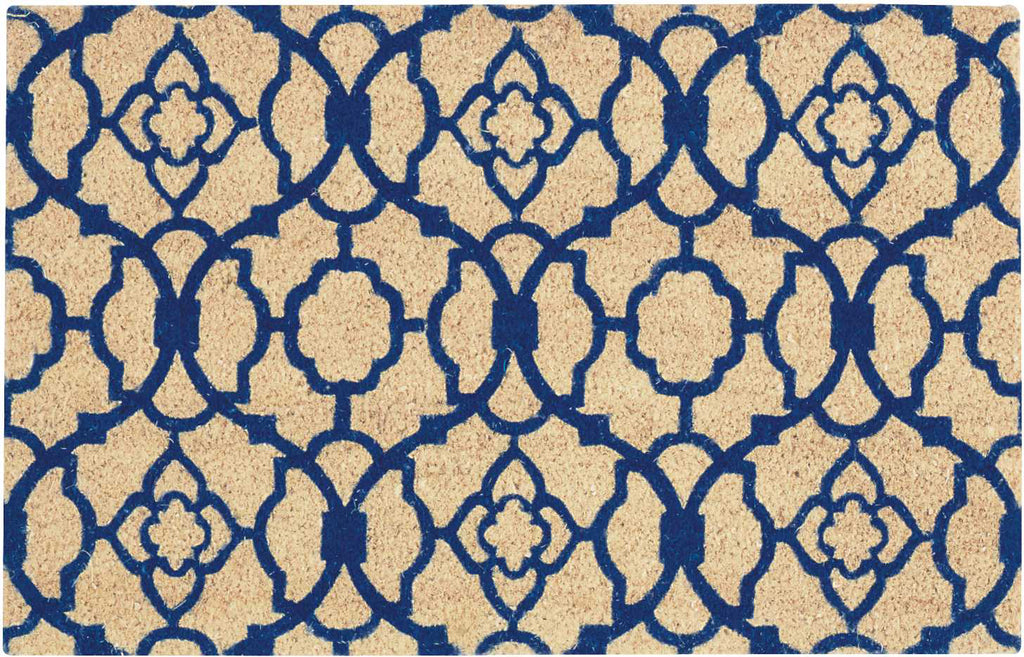 Nourison Wav17 Greetings WGT02 Navy Area Rug by Waverly main image