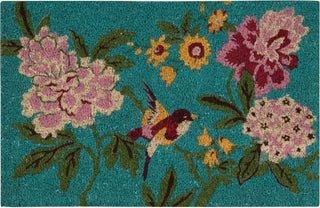 Nourison Wav17 Greetings WGT05 Aqua Area Rug by Waverly main image