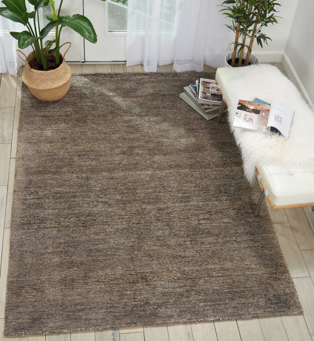 Nourison Weston WES01 Charcoal Area Rug Room Image Featured