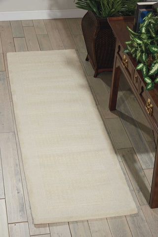 Nourison Westport WP20 Ivory Area Rug Room Image Feature