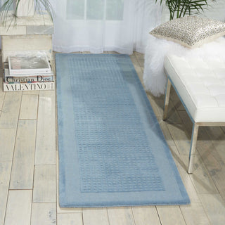 Nourison Westport WP30 Blue Area Rug Room Image Feature