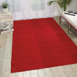 Nourison Westport WP31 Red Area Rug Room Image Feature