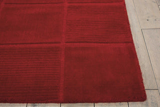 Nourison Westport WP31 Red Area Rug Detail Image