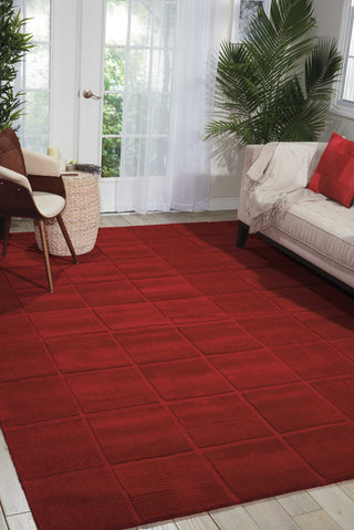 Nourison Westport WP31 Red Area Rug Room Image