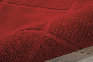 Nourison Westport WP31 Red Area Rug Detail Image