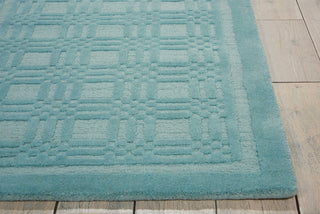 Nourison Westport WP32 Aqua Area Rug Detail Image